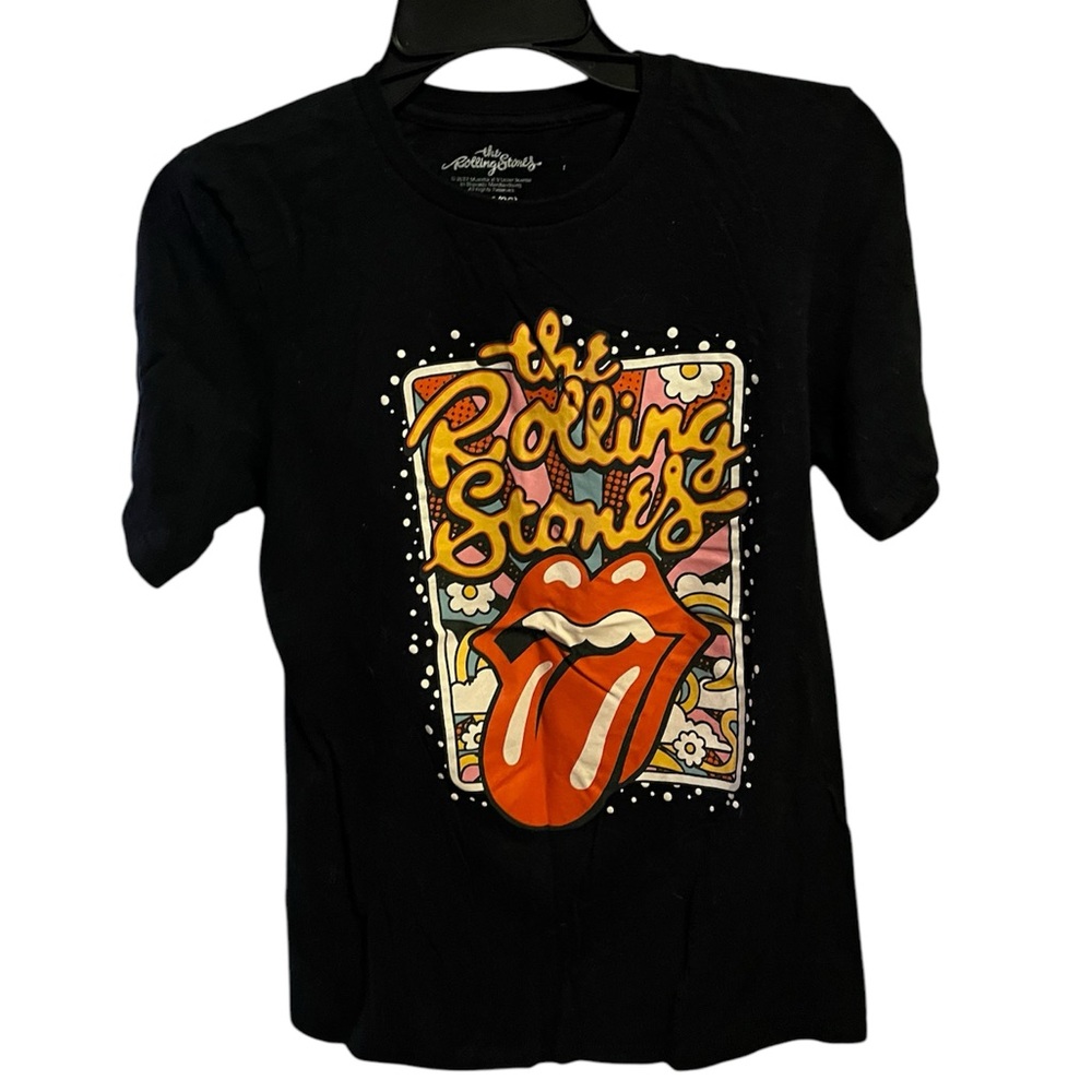 The Rolling Stones T Shirt - Graphic Tee - Size Mens Small 34/36 Band Tops